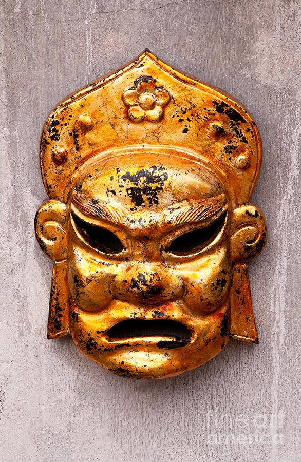 Gold Mask Photograph by Rick Piper Photography