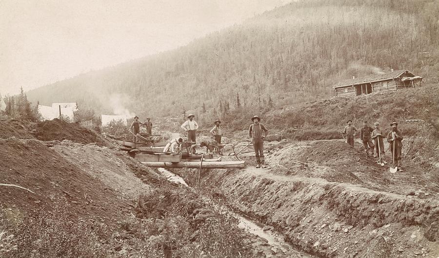 Gold Mining In California Photograph by Library Of Congress