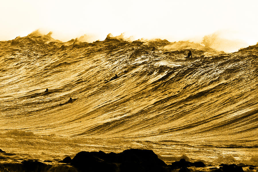 Gold Nugget - Sepia Photograph by Sean Davey