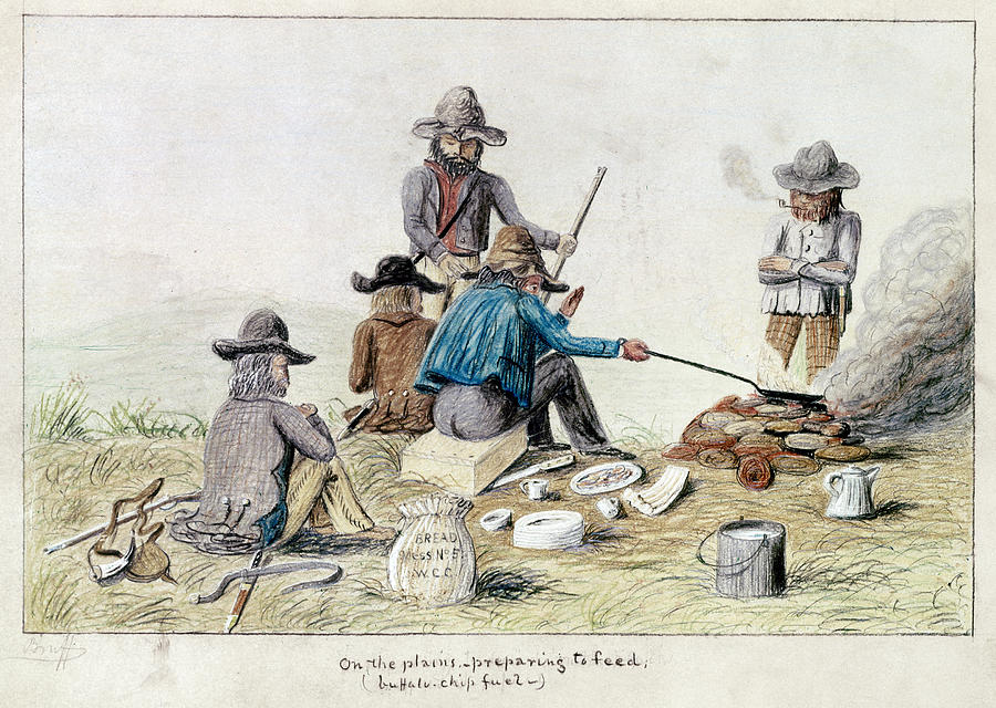 Gold Rush, 1849 Drawing by Granger