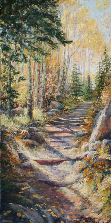 Gold Rush Painting by Mary Giacomini
