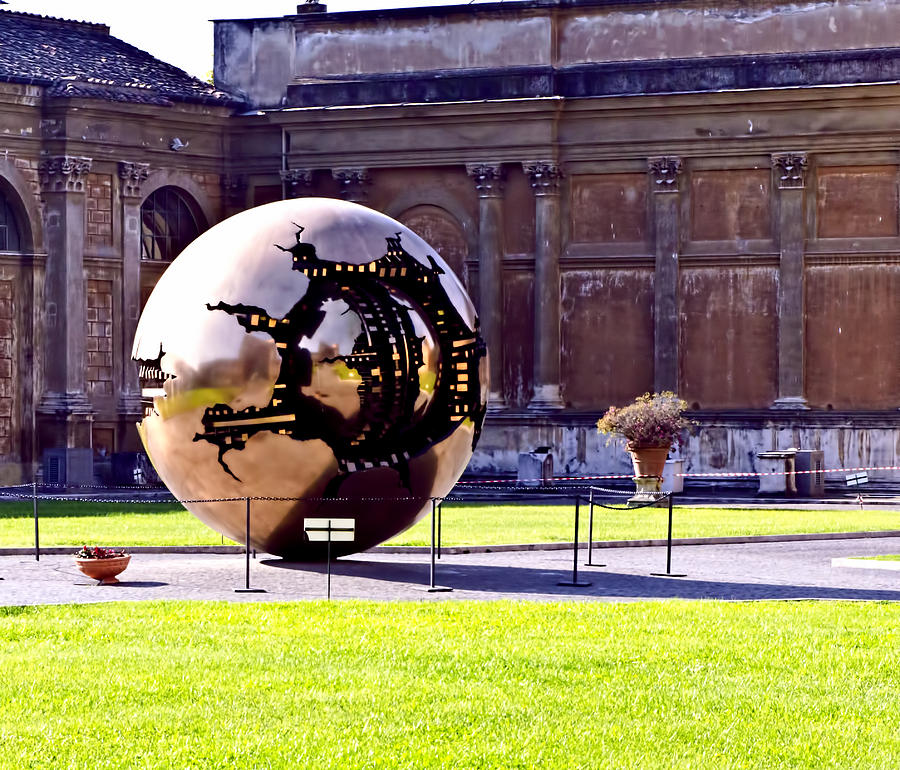 Gold Sphere - Vatican Museum Photograph by Jon Berghoff - Fine Art America