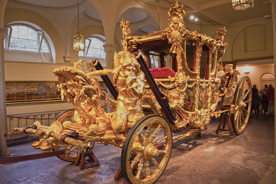 Gold State Coach Queen Elizabeth II Photograph by David French