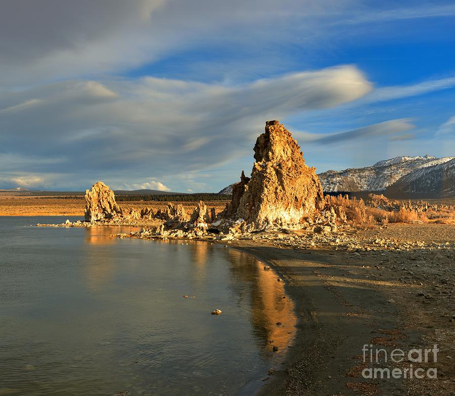 Golden Afternoon At Mono Lake Photograph by Adam Jewell