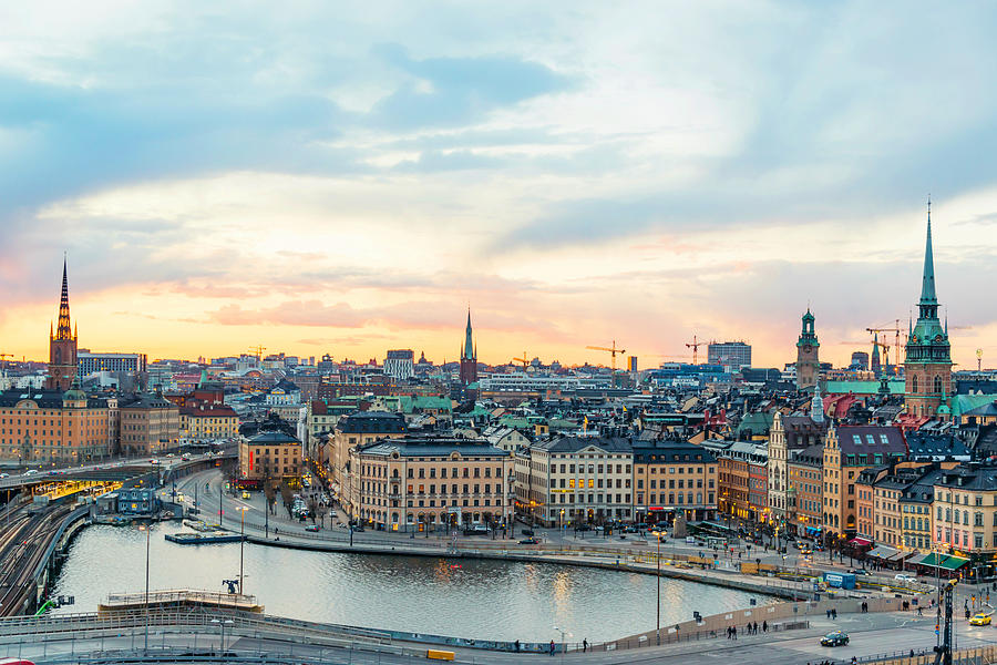 Golden afternoon in Stockholm Photograph by Stefan Cristian Cioata