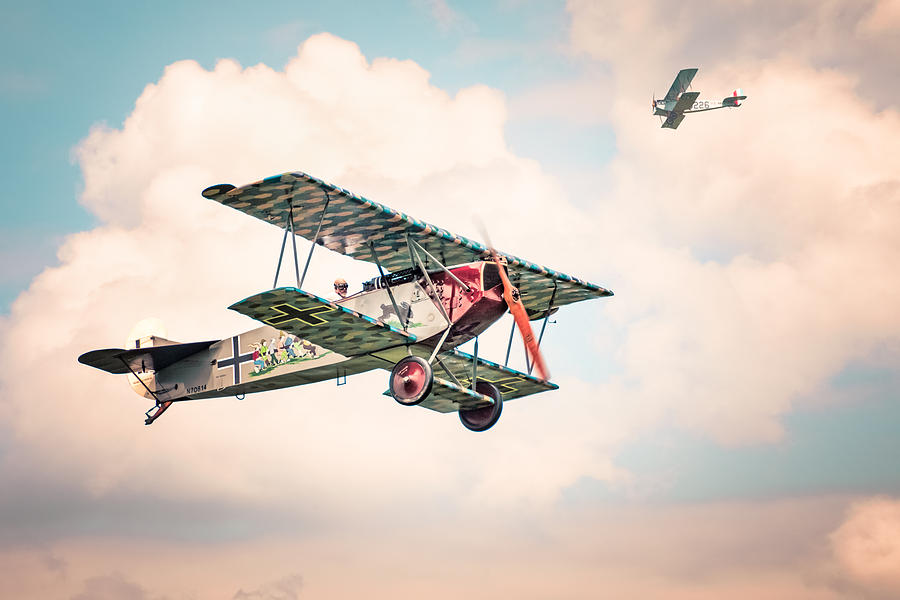 Golden Age of Aviation - Replica Fokker D Vll - World War I Photograph by Gary Heller