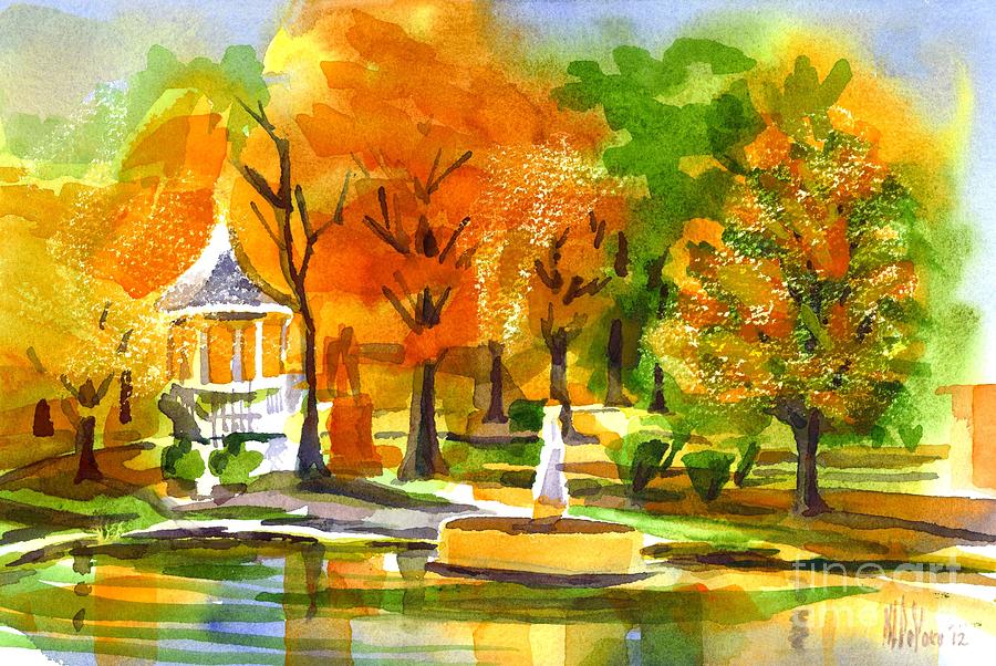 Golden Autumn Day 2 Painting by Kip DeVore