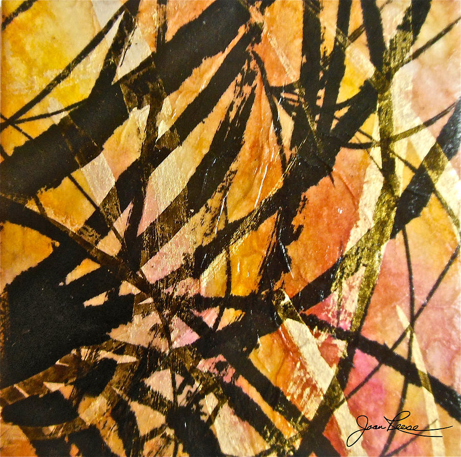 Golden Branches Painting by Joan Reese