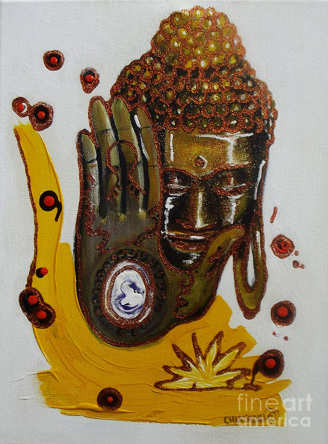 Golden Buddha by Donna Chaasadah Golden Buddha by Donna Chaasadah