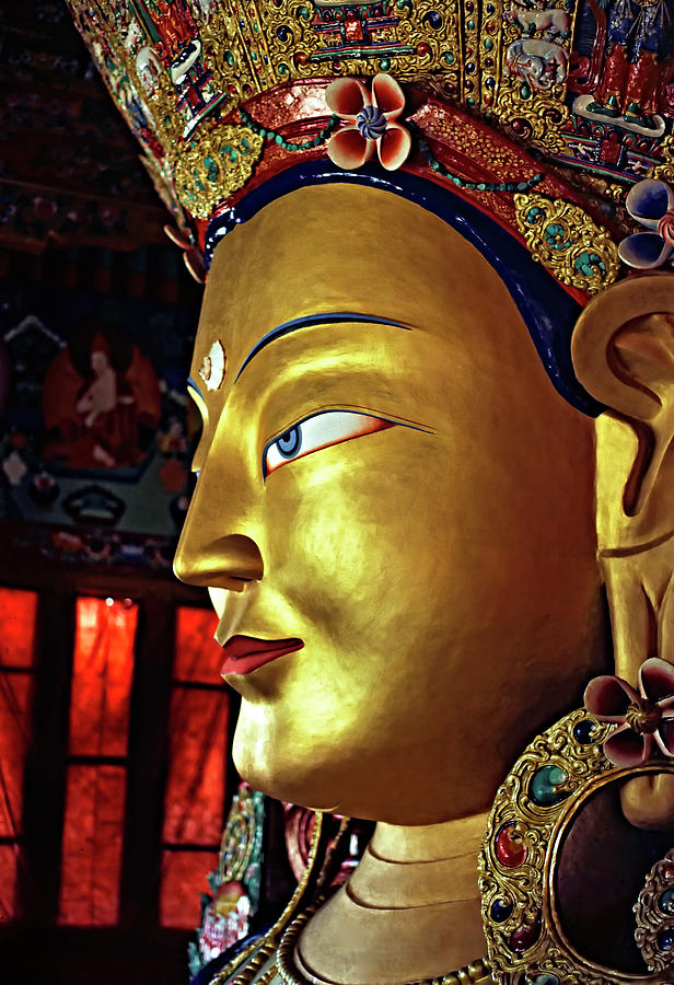 Golden Buddha II Photograph by Steve Harrington