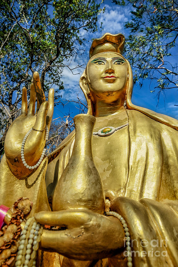 Golden Buddha Statue Photograph by Adrian Evans