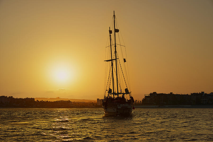 Sunset Photograph - Golden Cabo Sunset by Alexandra Till