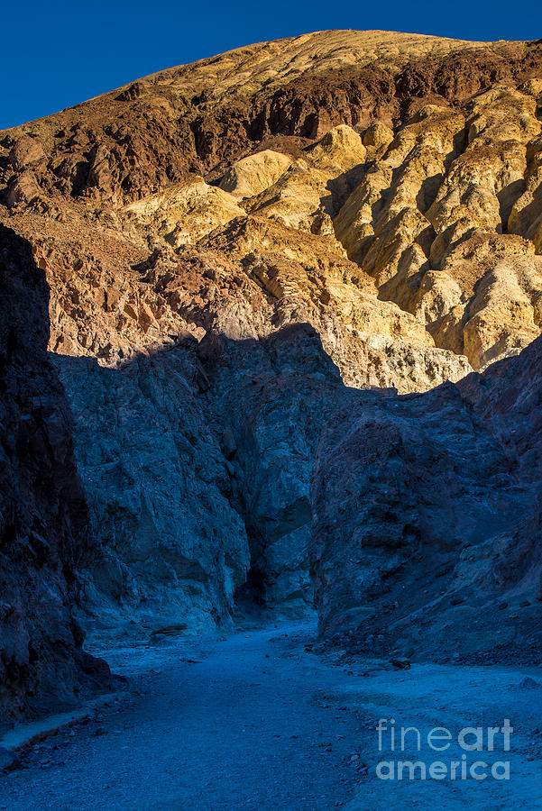 Golden Canyon Sunrise - Death Valley - California Photograph by Gary Whitton