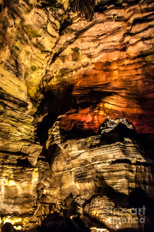 Golden Caverns Photograph by Anthony Sacco