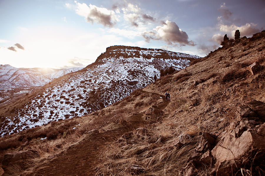 Golden Cliffs Photograph by D Scott Clark