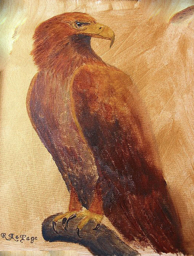 Golden Eagle Painting by Richard Le Page