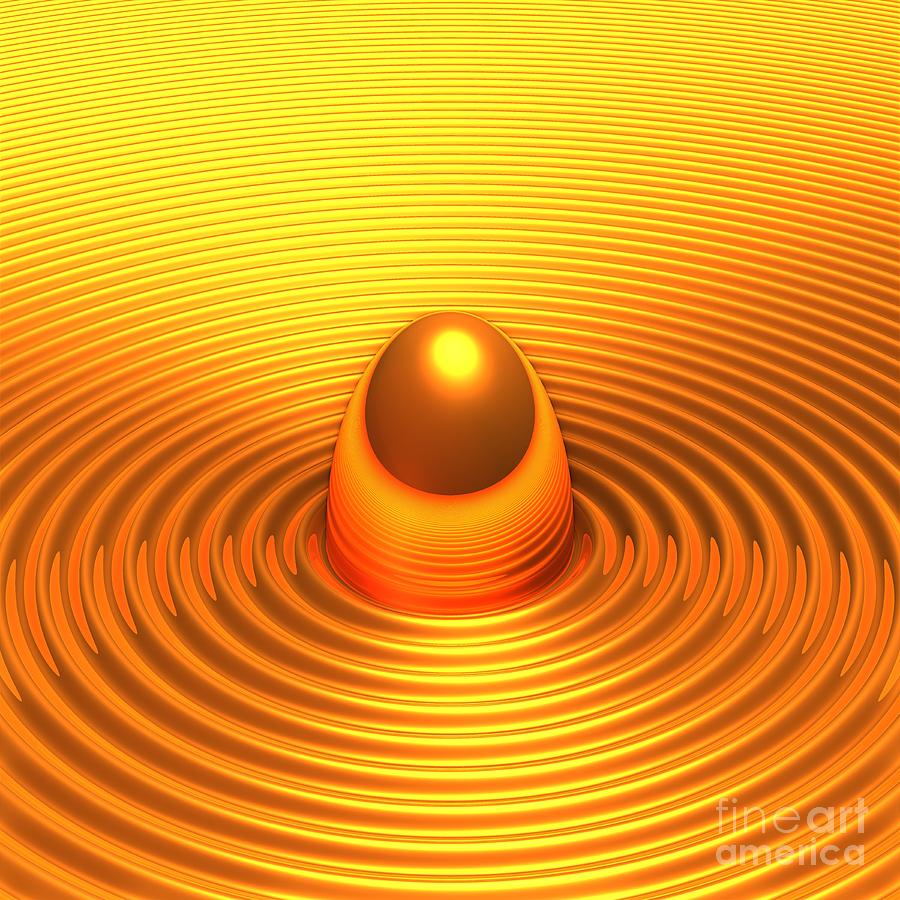 Golden Egg Digital Art by Lyle Hatch