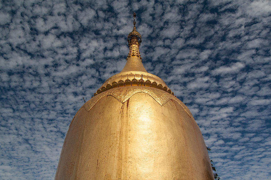 Bagan Photograph - Golden Egg by Marc Hastenteufel