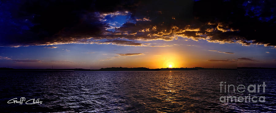 Inspirational Photograph - Golden Eye - Sunset      by Geoff Childs