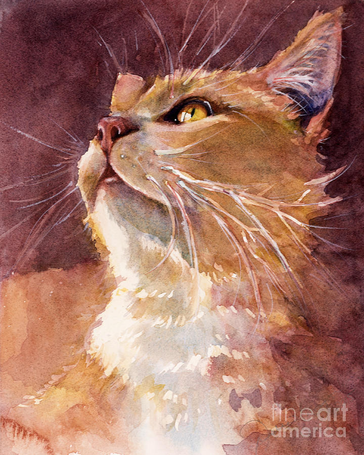 Golden Eyes Painting by Judith Levins