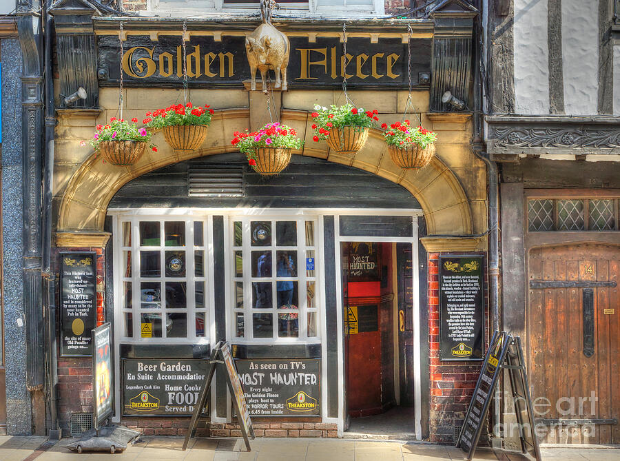 Golden Fleece pub in York Photograph by David Birchall