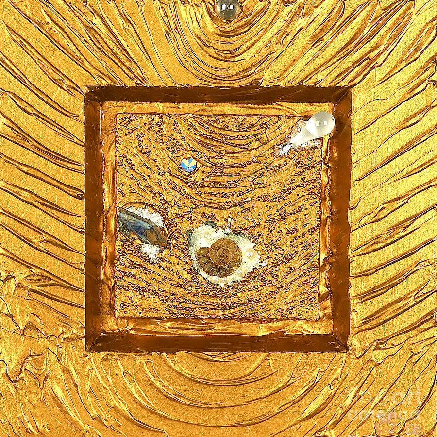 Golden flow highest source Relief by Heidi Sieber