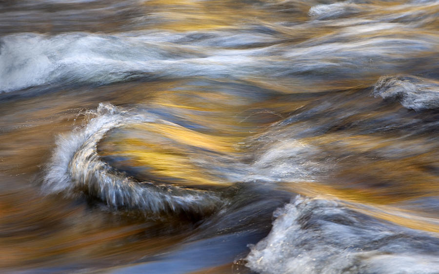Golden Flow of the Swift River - number three Photograph by Paul Schreiber