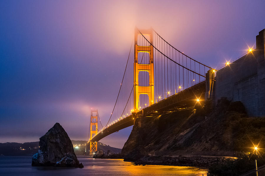 Golden Gate Beauty Photograph by Mike Ronnebeck