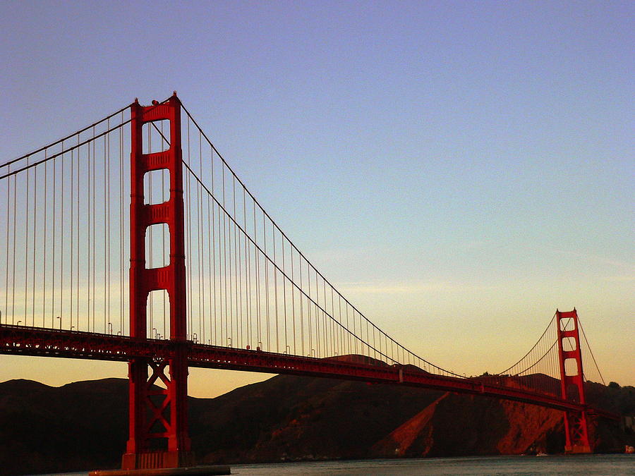 Golden Gate Bridge - Close Photograph by Jeff Lowe