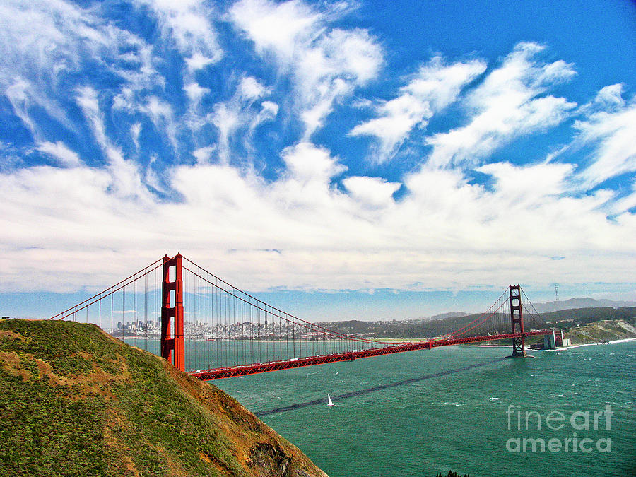 Golden Gate Bridge 1 Photograph by David Doucot
