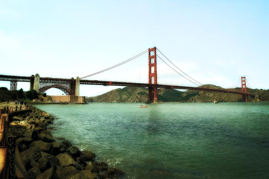 Golden Gate Bridge Photograph - Golden Gate Bridge 2.0 by Michelle Calkins