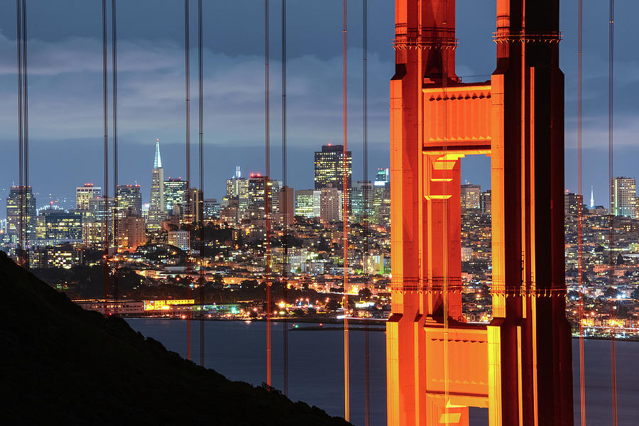 Golden Gate Bridge And Cityscape Of San Photograph by Chrishepburn