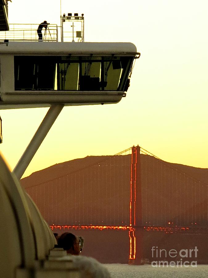 Golden Gate Bridge at Sunset Photograph by Phyllis Kaltenbach