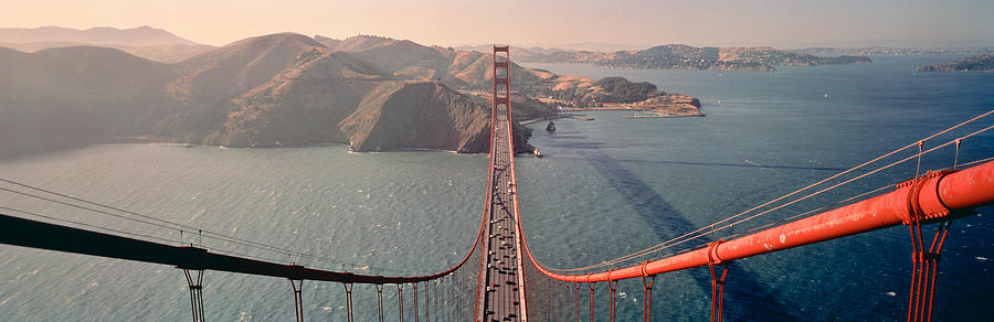Golden Gate Bridge Photograph - Golden Gate Bridge California Usa by Panoramic Images