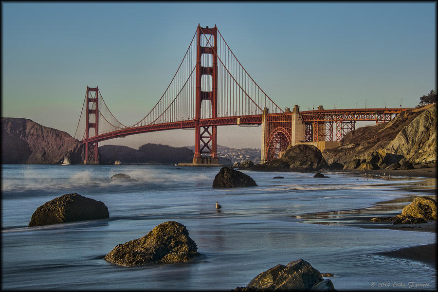 Golden Gate Bridge Photograph by Erika Fawcett