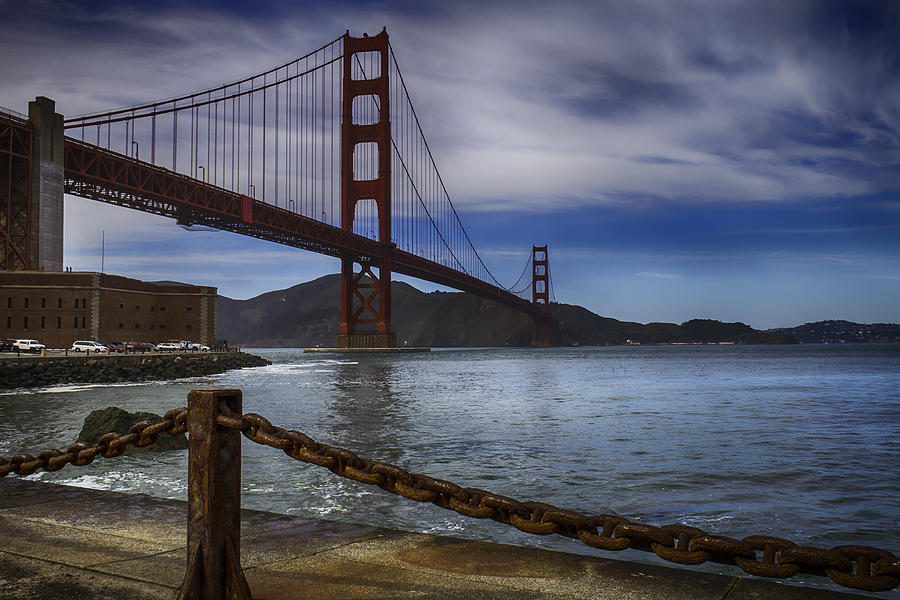 Golden Gate bridge Fort Point Photograph by Garry Gay