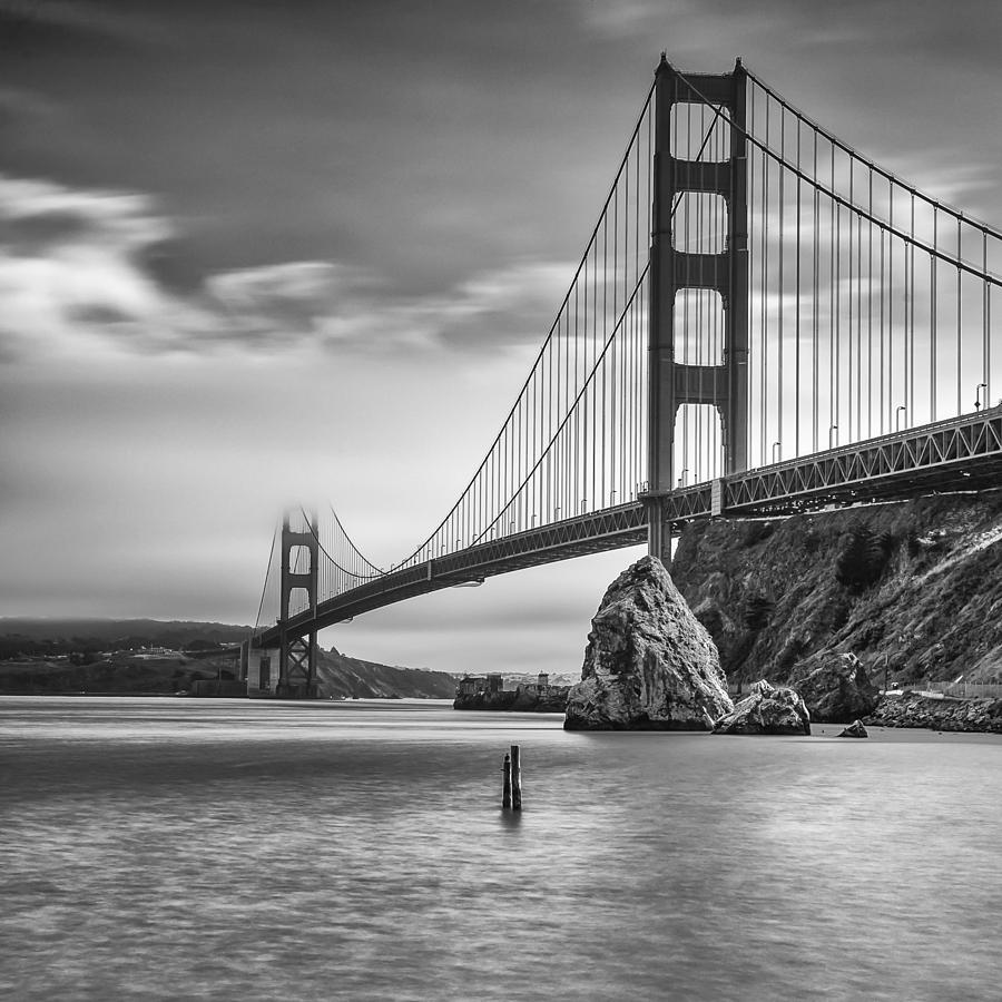 San Francisco Photograph - Golden Gate Bridge from Horseshoe Bay by Dawn Black