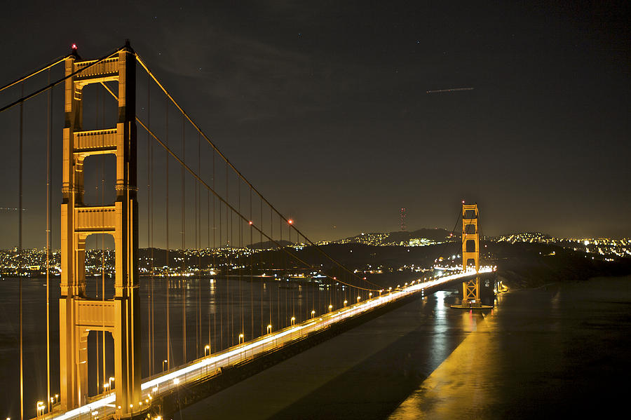 Golden Gate Bridge from Marin Headlands 7 Photograph by SC Heffner