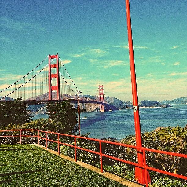 Bridge Photograph - Golden Gate Bridge! #goldengatebridge by Karen Winokan