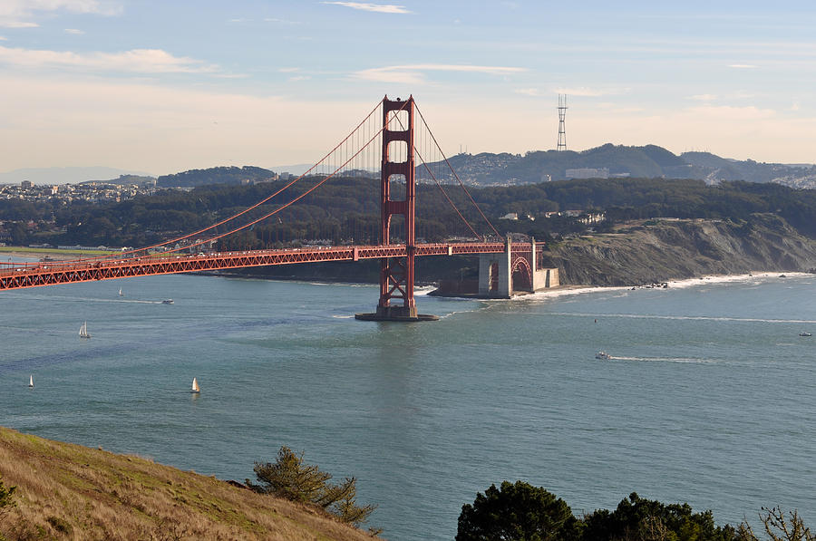 Golden Gate Bridge in San Francisco California Photograph by Brandon Bourdages
