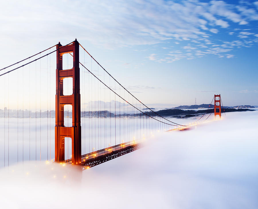 Golden Gate Bridge in San Francisco USA Photograph by Deejpilot