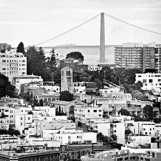 Architecture Photograph - Golden Gate Bridge In The Distance by Paul Martin
