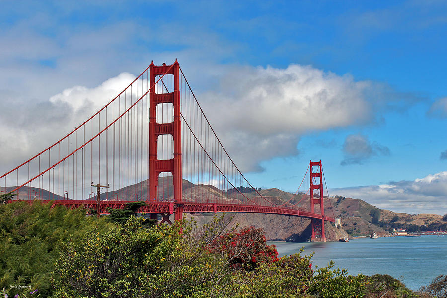 Golden Gate Bridge Photograph by Linda Sannuti