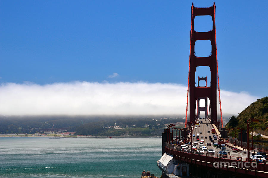 Golden Gate Bridge Photograph - Golden Gate Bridge Looking South by RicardMN Photography