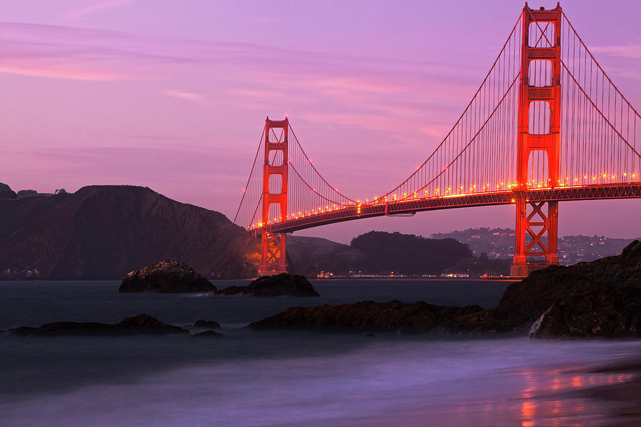 Golden Gate Bridge Photograph by Lucynakoch