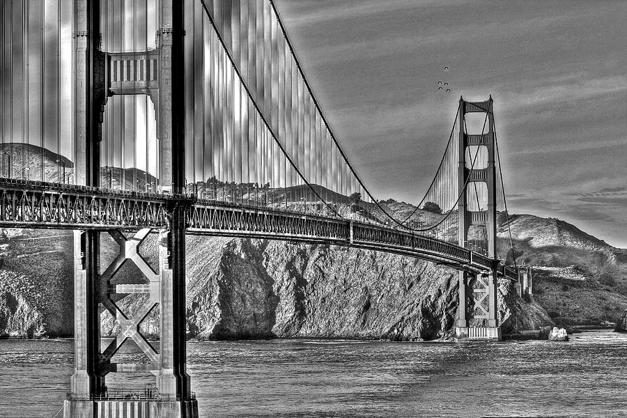 Golden Gate Bridge Over the Bay 2 Photograph by SC Heffner