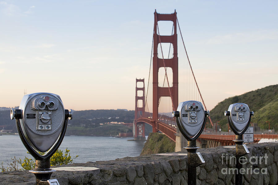 San Francisco Photograph - Golden Gate Bridge Overlook No2 by B Christopher