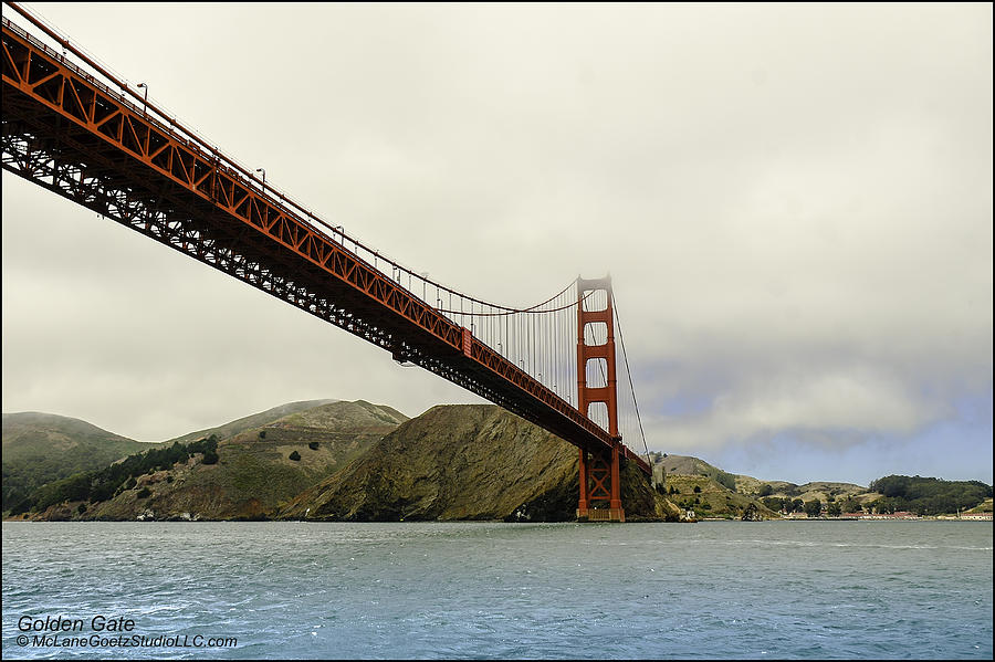 Golden Gate Bridge San Francisco Bay Photograph By Leeann Mclanegoetz