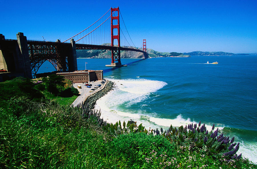 Golden Gate Bridge - San Francisco Photograph by John Elk