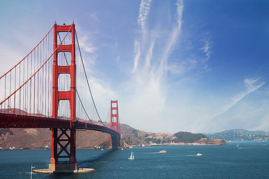 Golden Gate Bridge - San Francisco Photograph by Stellalevi